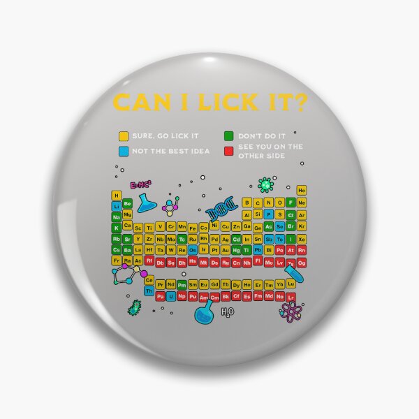 Item preview, Can I Lick It Periodic Table Funny Science Teacher Student  designed and sold by FrankIsabel.