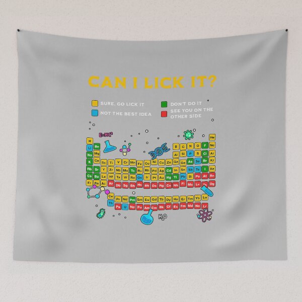 Item preview, Can I Lick It Periodic Table Funny Science Teacher Student  designed and sold by FrankIsabel.