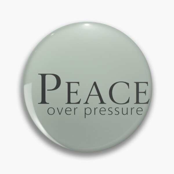Item preview, Peace Over Pressure – Calm Modern Quote Design designed and sold by Irene Catchmind.