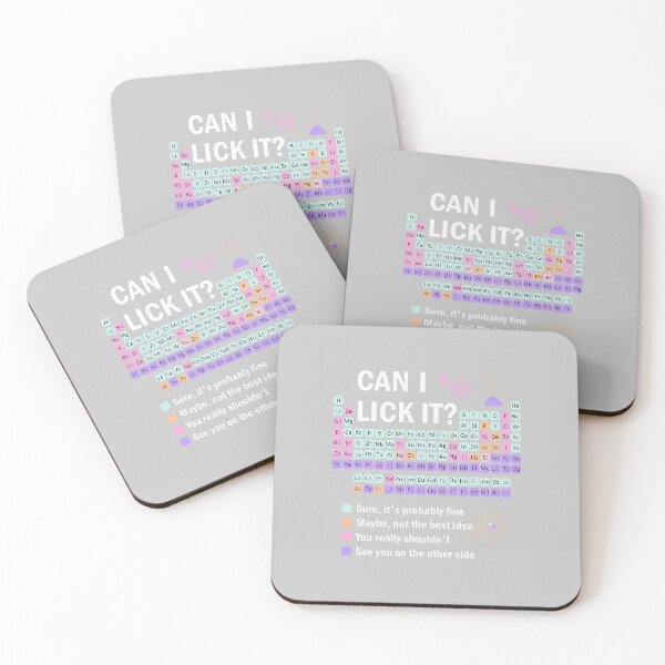 Item preview, Can I Lick It Periodic Table Kids Science Chemistry Physics Teacher designed and sold by FrankIsabel.