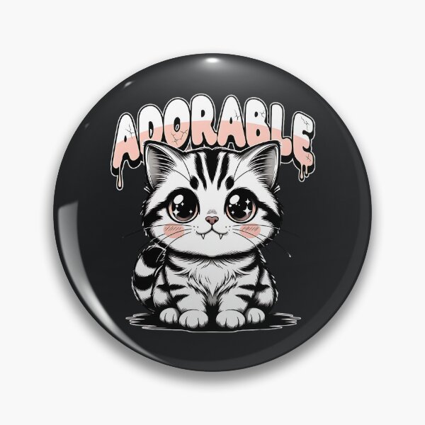 Item preview, Adorable Cat – Cute Kawaii Vampire Style designed and sold by Taans-Creation.