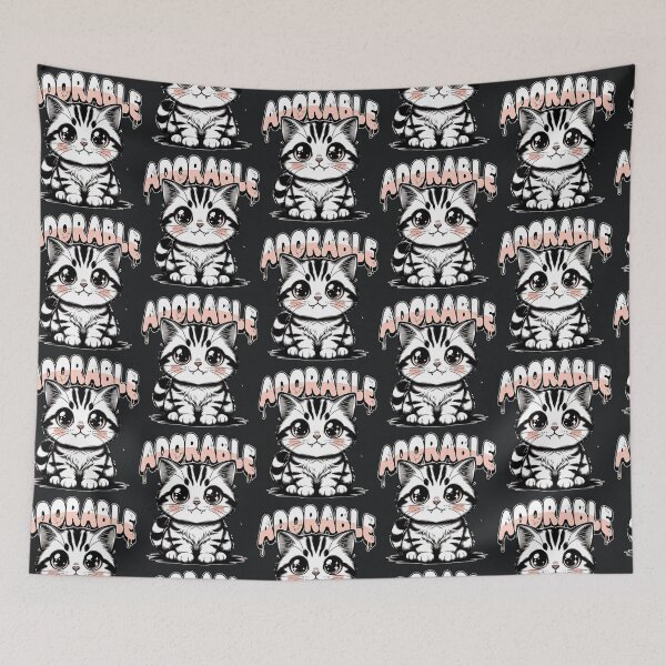 Item preview, Adorable Cat – Cute Kawaii Vampire Style designed and sold by Taans-Creation.