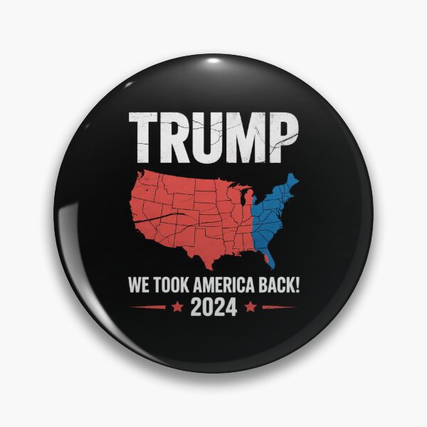 Item preview, Patriotic Red and Blue Map, Donald Trump, WE WON Trump designed and sold by FadeOfThrone.