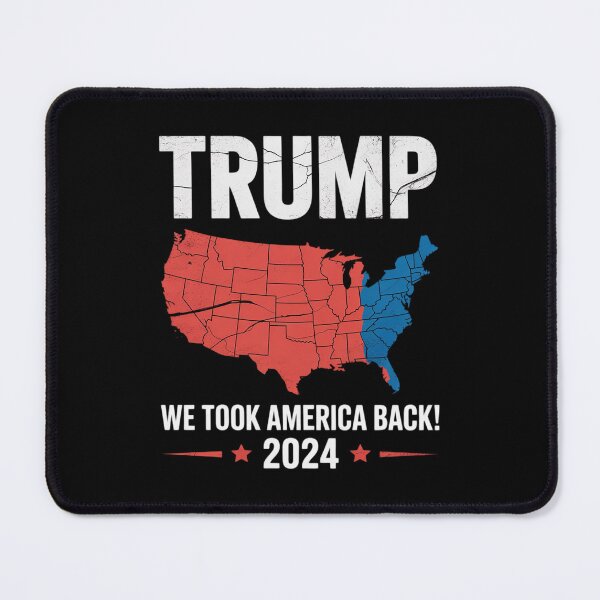 Item preview, Patriotic Red and Blue Map, Donald Trump, WE WON Trump designed and sold by FadeOfThrone.