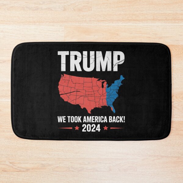 Item preview, Patriotic Red and Blue Map, Donald Trump, WE WON Trump designed and sold by FadeOfThrone.