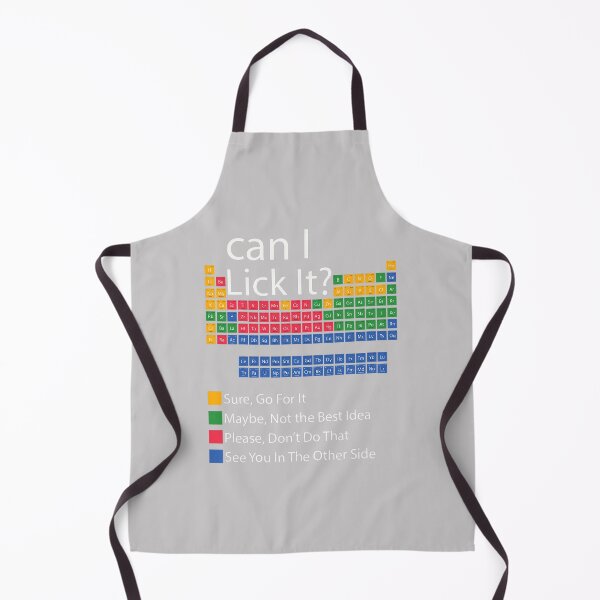 Item preview, Can I Lick It Periodic Table of Elements Funny Science Chemistry Teacher Physics designed and sold by FrankIsabel.