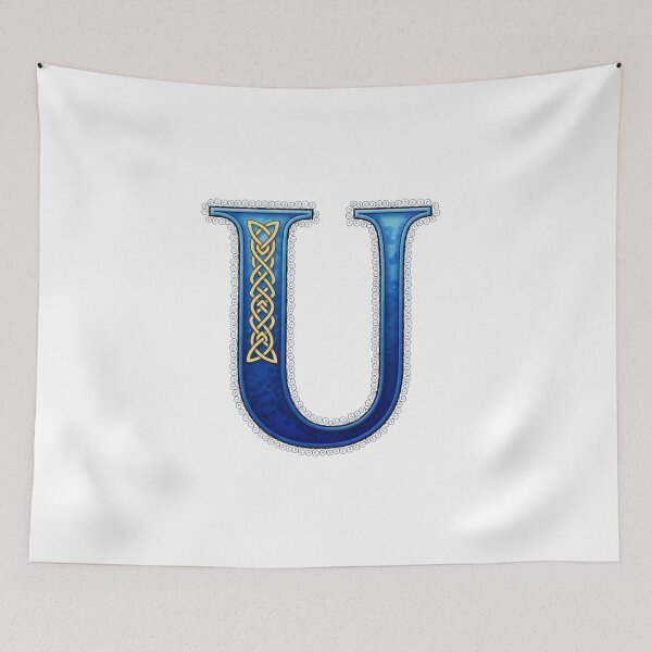 Item preview,  Golden Celtic Monogram Letter U(Custom Names Available - Contact Me) designed and sold by CelticSoulShop.