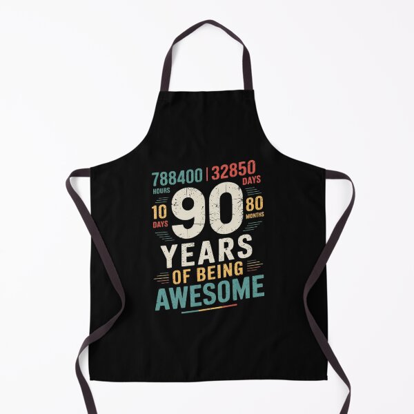 Item preview, 90th Birthday Hours Days Months 90 Years Old Bday designed and sold by MarryIsMonth.