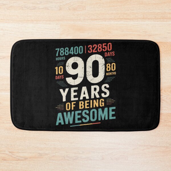 Item preview, 90th Birthday Hours Days Months 90 Years Old Bday designed and sold by MarryIsMonth.