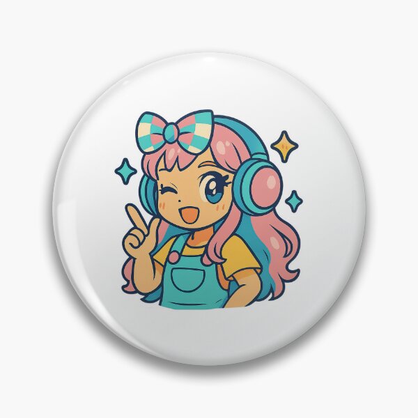 Item preview, Kawaii Anime Girl, Y2K Aesthetic designed and sold by graphic-genie.