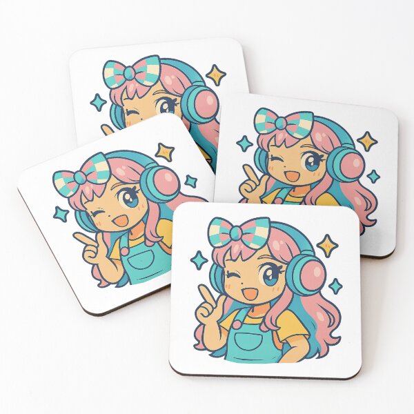 Item preview, Kawaii Anime Girl, Y2K Aesthetic designed and sold by graphic-genie.