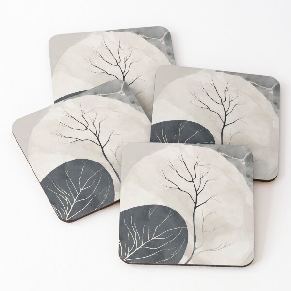 Item preview, Silent Canopy I — Minimal Botanical Wall Art designed and sold by Solara Meridian Studio.