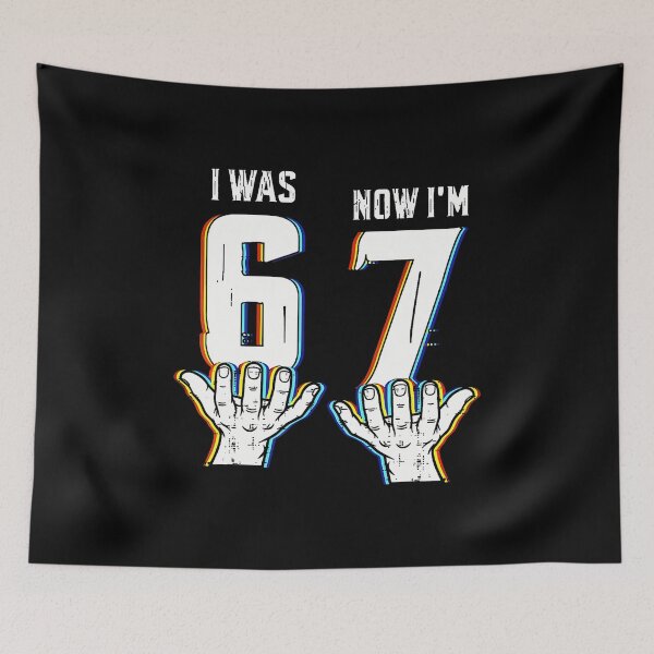 Item preview, I Was 6 Now I'M 7 Six Seven Meme 7 Year Old Birthday designed and sold by AileighKyser.