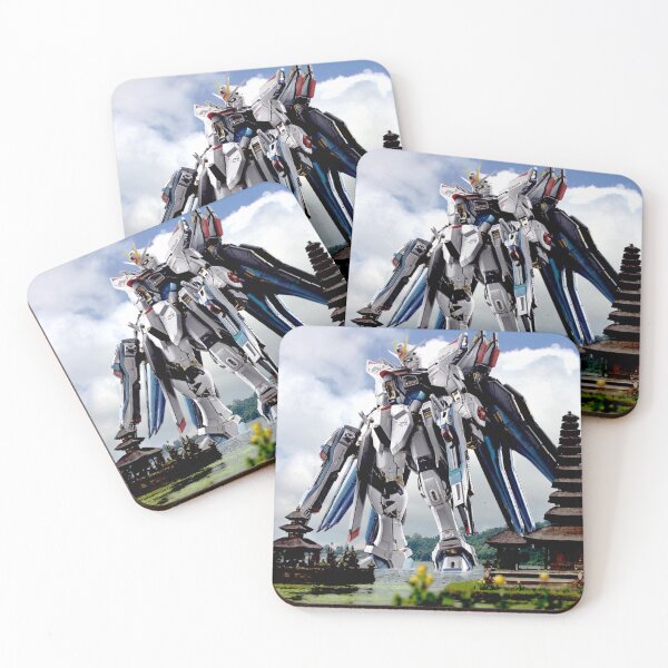 Item preview, freedom gundam seed in bali artwork design full colour illustration  designed and sold by sabartgunpla.