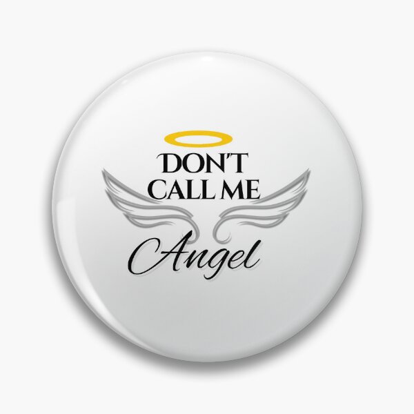 Item preview, Don’t Call Me Angel – Bold Aesthetic Wing Quote Design designed and sold by Meenova Art.