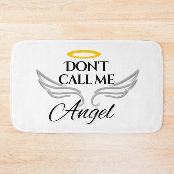 Item preview, Don’t Call Me Angel – Bold Aesthetic Wing Quote Design designed and sold by Meenova Art.