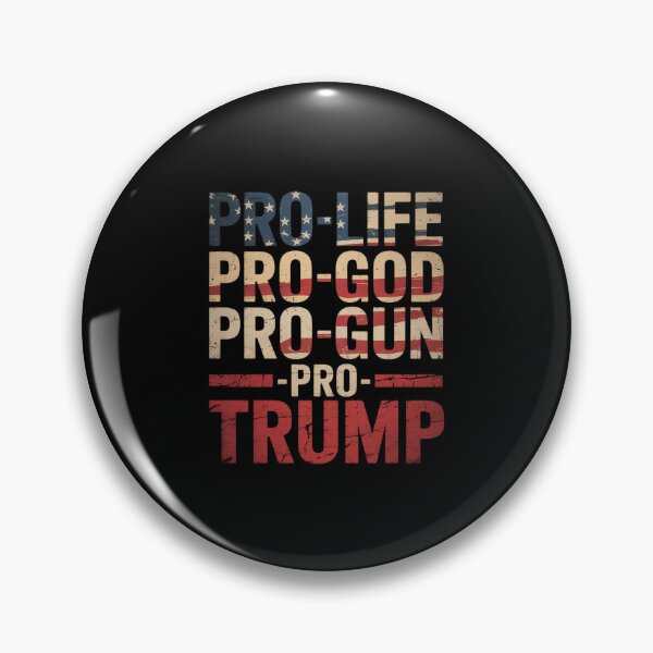 Item preview, Pro Life God Gun Trump USA Re-elect Donald Trump designed and sold by AquaKiev.