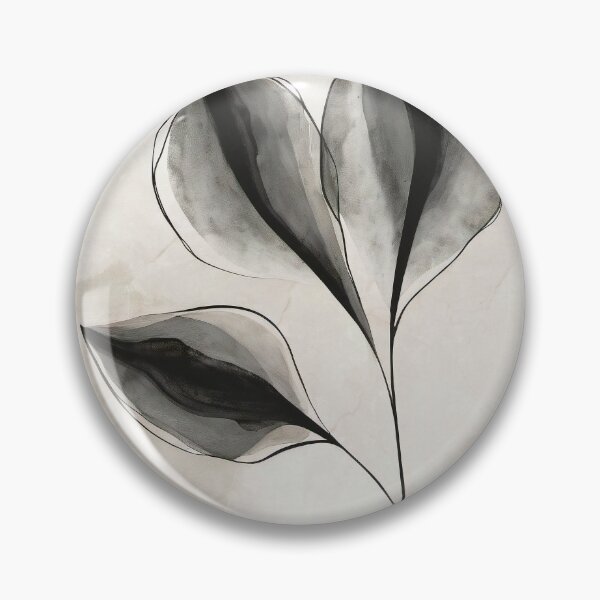 Item preview, Quiet Botanical Form — Minimal Leaf Art designed and sold by Solara Meridian Studio.