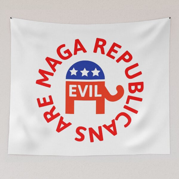 Item preview, MAGA Republicans are evil designed and sold by Rachel the Artist .