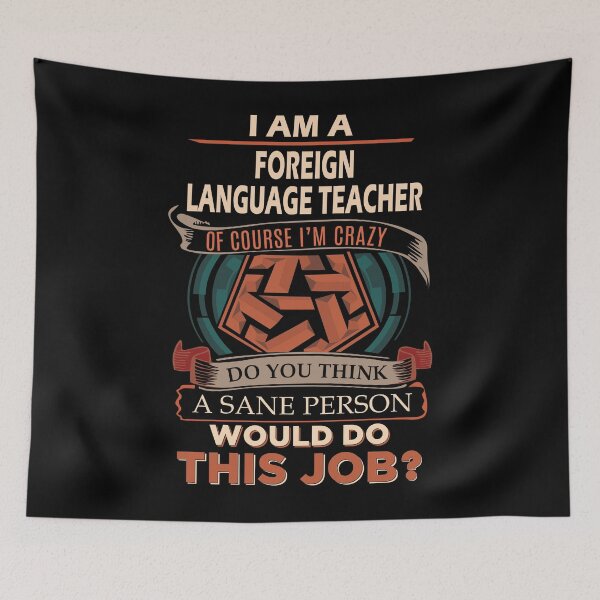 Item preview, Foreign Language Teacher designed and sold by jeromgaug336.