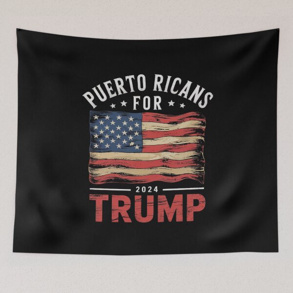 Item preview, Puerto Ricans for Trump usa flag, Hispanic latinos designed and sold by AquaKiev.