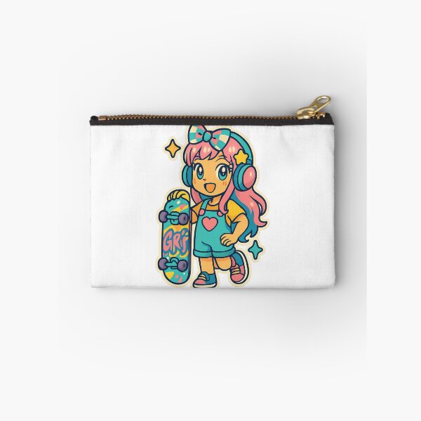 Item preview, Kawaii Anime Girl, Y2K Aesthetic, Skateboarding designed and sold by graphic-genie.