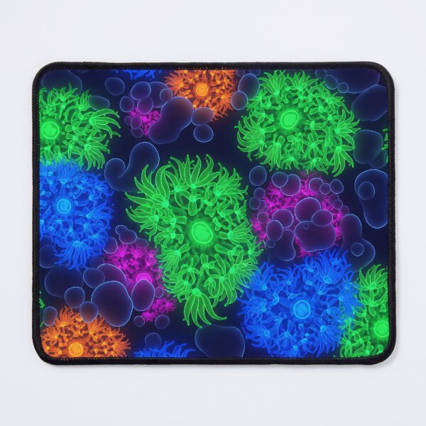 Item preview, Neon Microbe Bloom designed and sold by Kaleidoscope Print.