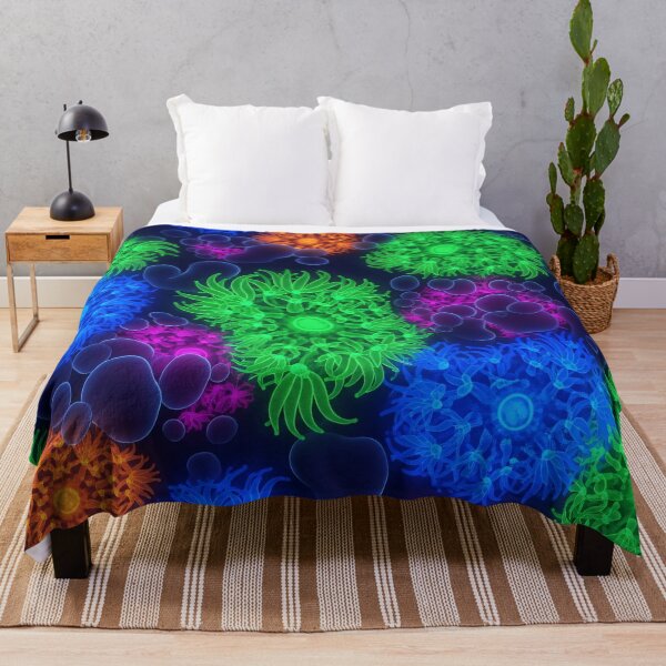 Item preview, Neon Microbe Bloom designed and sold by Kaleidoscope Print.