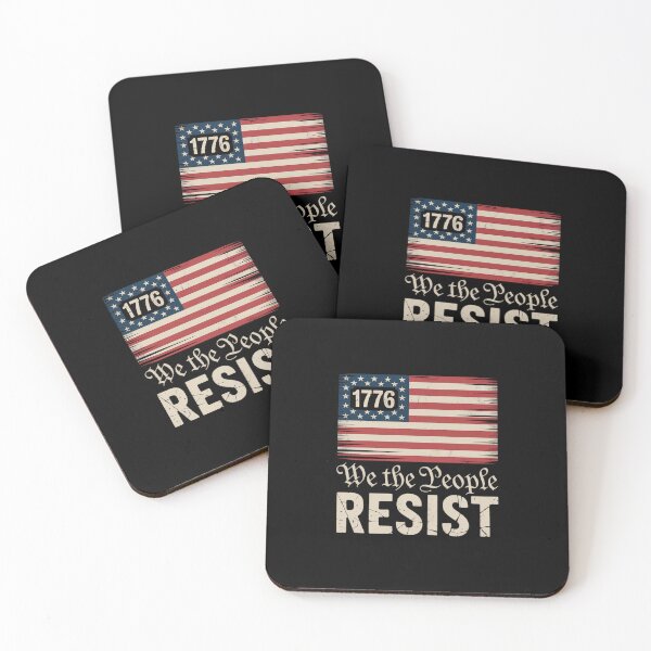 Item preview, Resist Trump Protest Anti Political US Flag We The People designed and sold by AquaKiev.