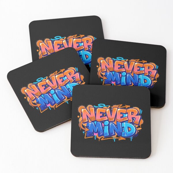 Item preview, Never Mind | Street Style Bold Typography Tee designed and sold by typoinspired.