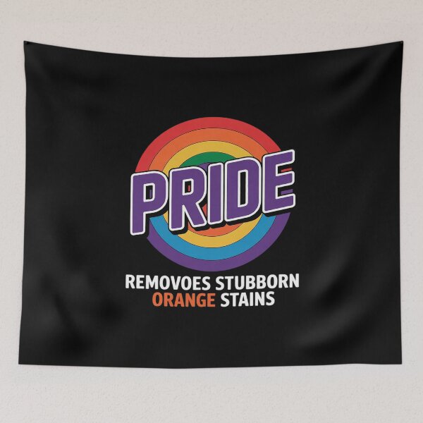 Item preview, Resist Trump Remove Stubborn Orange Stains Pride Month LGBTQ designed and sold by FadeOfThrone.