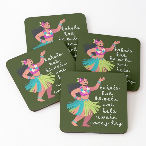 Item preview, Hawaiian Hula Dance Uwehe Everyday Hibiscus Flower Image designed and sold by Colorfulman.