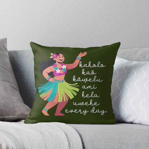 Item preview, Hawaiian Hula Dance Uwehe Everyday Hibiscus Flower Image designed and sold by Colorfulman.