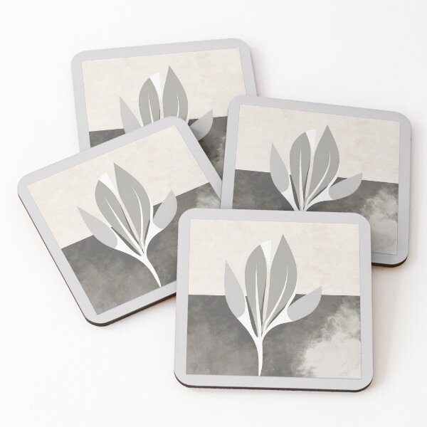 Item preview, Balanced Stillness — Abstract Botanical Form designed and sold by Solara Meridian Studio.