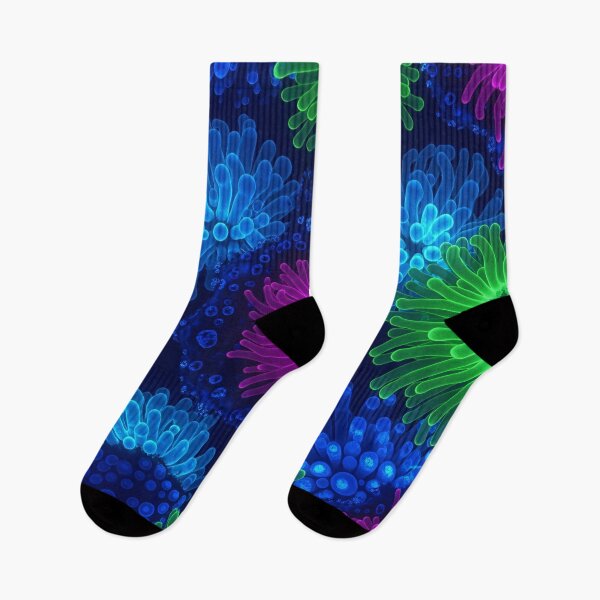 Item preview, Bioluminescent Bloom Pattern designed and sold by Kaleidoscope Print.