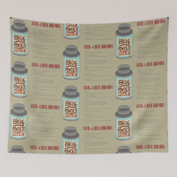 Item preview, Cat Baking Powder – Vintage Ad Style Art by NEKO NO HI~~GE JIRUSHI designed and sold by nanaronnicoron.