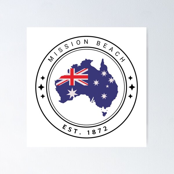 Item preview, Mission Beach QLD – Est. 1872 designed and sold by PamLeeDesign.