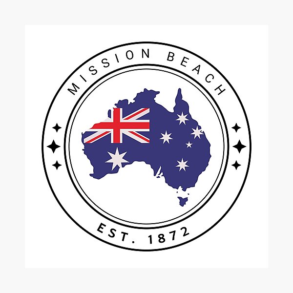 Item preview, Mission Beach QLD – Est. 1872 designed and sold by PamLeeDesign.