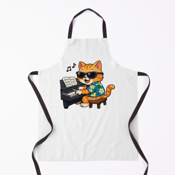 Item preview, PIANO PLAYING CAT designed and sold by DomGDesign.
