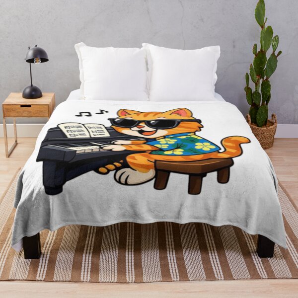 Item preview, PIANO PLAYING CAT designed and sold by DomGDesign.