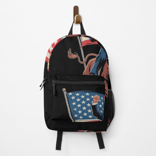 Item preview, Rodeo Bull Rider Trump American Flag Cowboy Bull Riding designed and sold by AquaKiev.