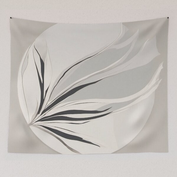 Item preview, Quiet Motion — Circular Botanical Study designed and sold by Solara Meridian Studio.