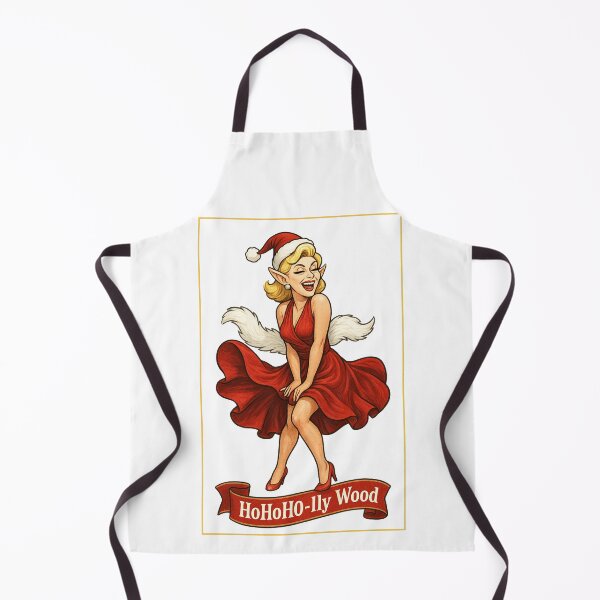 Item preview, Sleigh Queen – ✨HoHoHo-lly Wood✨ - Vintage Velvet Camera-Ready Sass — A Retro Drag Elf Extravaganza designed and sold by WheelieGdArt.