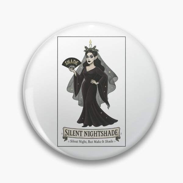 Item preview, Sleigh Queen – ✨Silent Nightshade✨ - Silent Night But Make It Shade — A Retro Drag Elf Extravaganza designed and sold by WheelieGdArt.