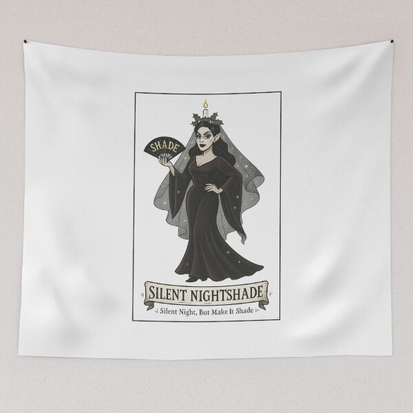 Item preview, Sleigh Queen – ✨Silent Nightshade✨ - Silent Night But Make It Shade — A Retro Drag Elf Extravaganza designed and sold by WheelieGdArt.