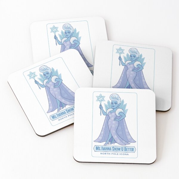 Item preview, Sleigh Queen – ✨Ms Ivanna  Snow U Better✨ - North Pole Icona — A Retro Drag Elf Extravaganza designed and sold by WheelieGdArt.