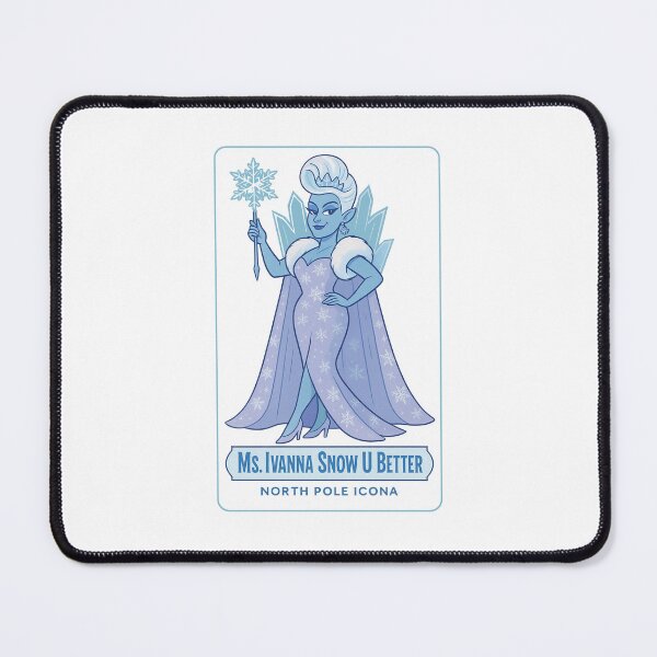 Item preview, Sleigh Queen – ✨Ms Ivanna Snow U Better✨ - North Pole Icona — A Retro Drag Elf Extravaganza designed and sold by WheelieGdArt.