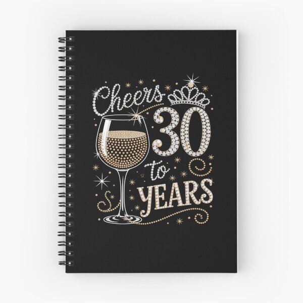 Item preview, Cheers To 30 Years Old Happy 30th Birthday Queen Drink Wine2 designed and sold by MarryIsMonth.