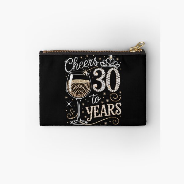 Item preview, Cheers To 30 Years Old Happy 30th Birthday Queen Drink Wine2 designed and sold by MarryIsMonth.