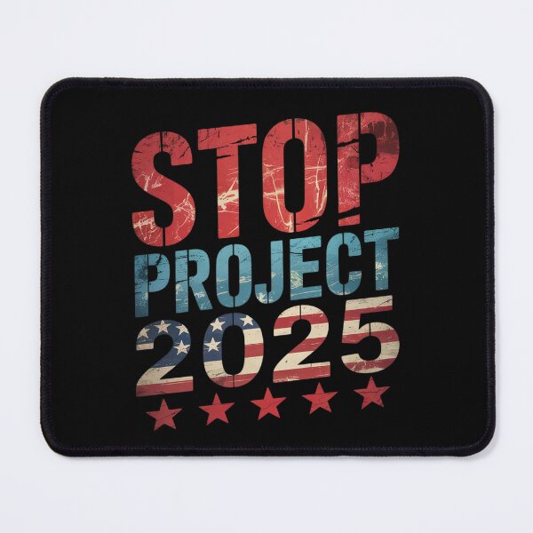 Item preview, Stop Project 2025 Anti Trump USA Flag Political designed and sold by AquaKiev.